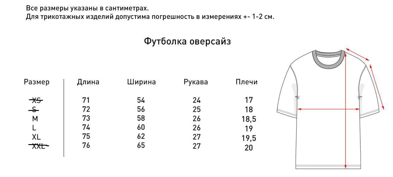 Размерная сетка
